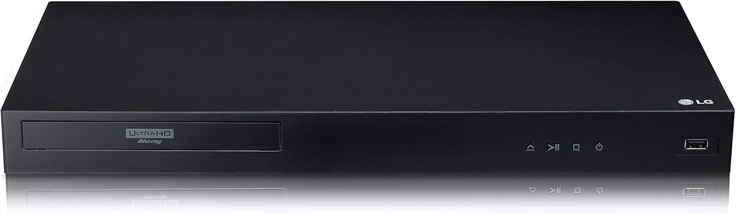 LG UBK80 4K Ultra-HD Blu-ray Player (Renewed)