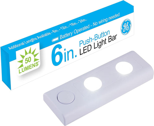 GE 38556 6-Inch LED Under Cabinet Light Battery Operated