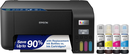 Epson EcoTank ET-2400 Wireless All-in-One Supertank Printer Renewed