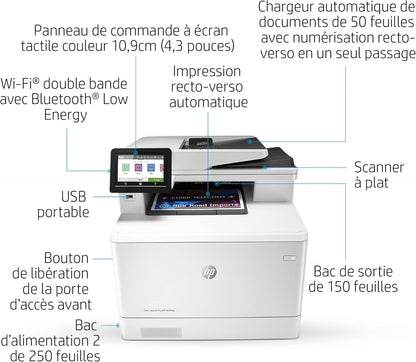 HP M479fdn Color LaserJet Pro Multifunction Printer