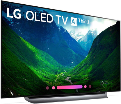 LG CRTLGOLED55C8PUA 55" 4K HDR AI OLED Smart TV (Renewed)
