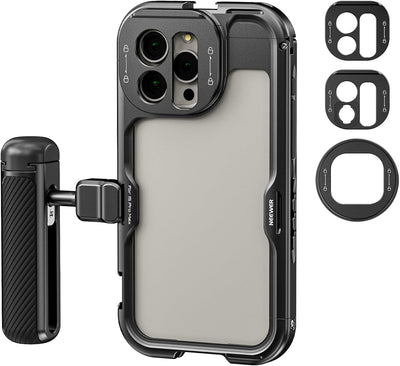 NEEWER PA044+PA045B iPhone 15 Pro Max Video Cage
