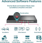TP-Link TL-SL1226P 24-Port PoE+ Gigabit Ethernet Switch