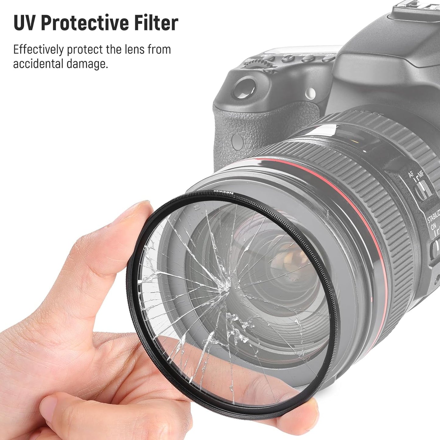 Neewer 10103738 55mm UV CPL ND4 Filter Kit