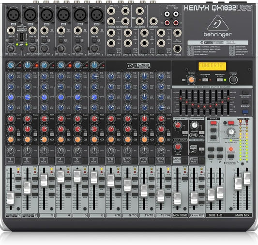 Behringer QX1832USB 18-Input USB Audio Mixer