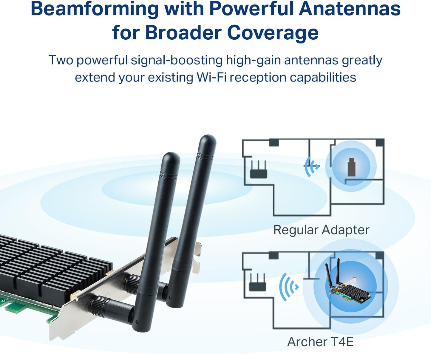 TP-Link Archer T4E AC1200 PCIe WiFi Adapter