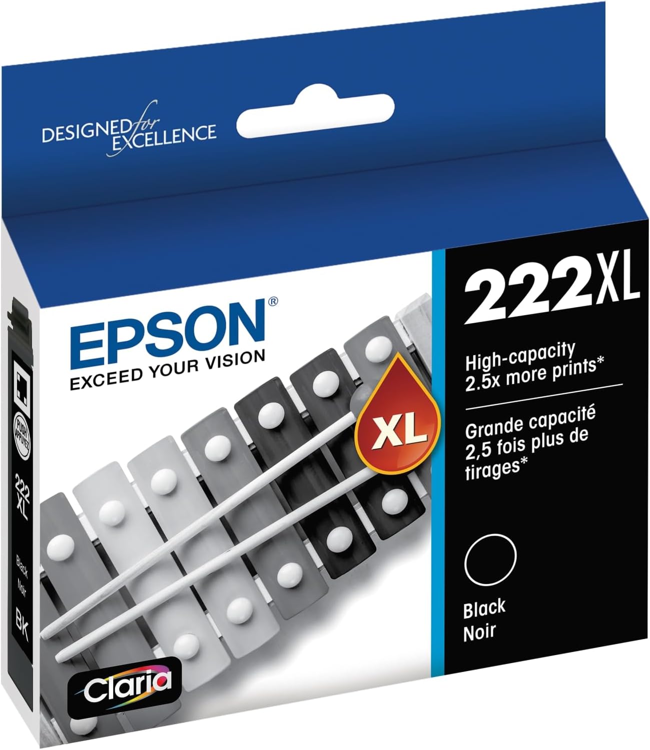 Epson T222XL120-S High Capacity Black Ink Cartridge