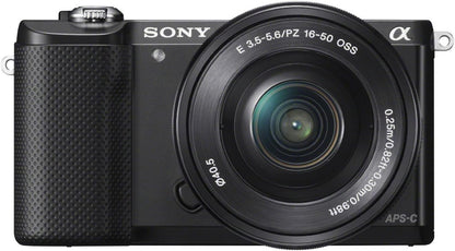 Sony ILCE5000L/B Alpha a5000 Mirrorless Camera with 16-50mm Lens