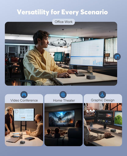 AOC Celeron T8PLUS Mini PC N97 16GB RAM 512GB SSD