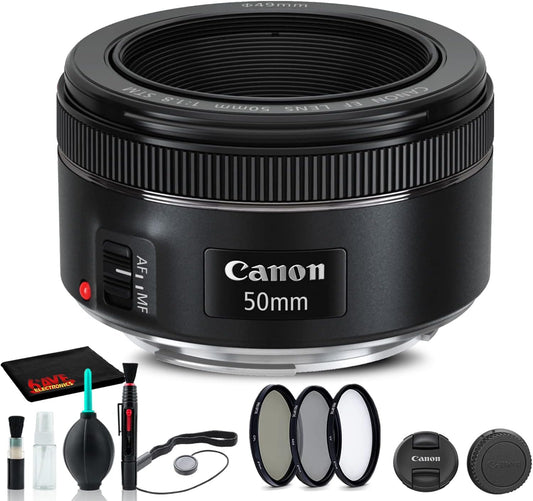 Canon 0570C002 EF 50mm f/1.8 STM Lens - Renewed