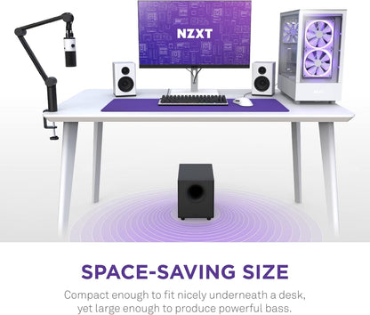 NZXT AP-SUB80-US Relay PC Gaming Subwoofer - Powerful Bass