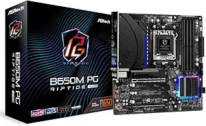 ASRock B650M PG RIPTIDE WIFI AM5 Motherboard