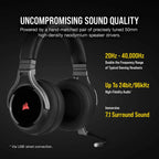Corsair CA-9011185-NA Virtuoso RGB Wireless Gaming Headset