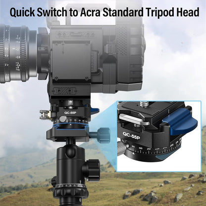 Sirui QC-55P 55mm Quick Release Plate Panoramic Head