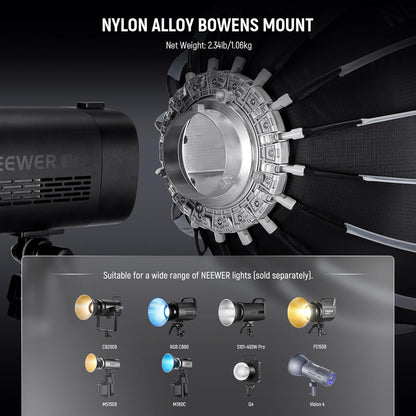 Neewer 22"/55cm Parabolic Softbox Bowens Mount Kit