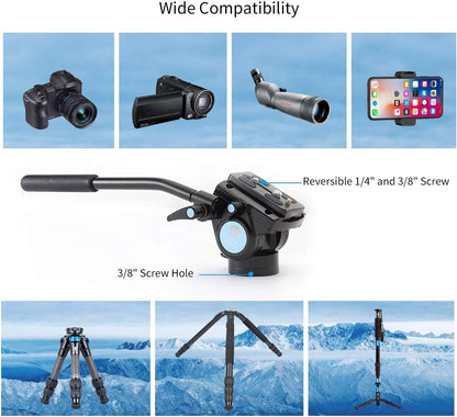 Sirui AM-5V Fluid Video Head Quick Release