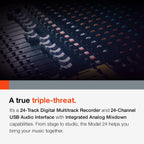 Tascam Model24 24-Track Multi-Track Live Mixer/Recorder