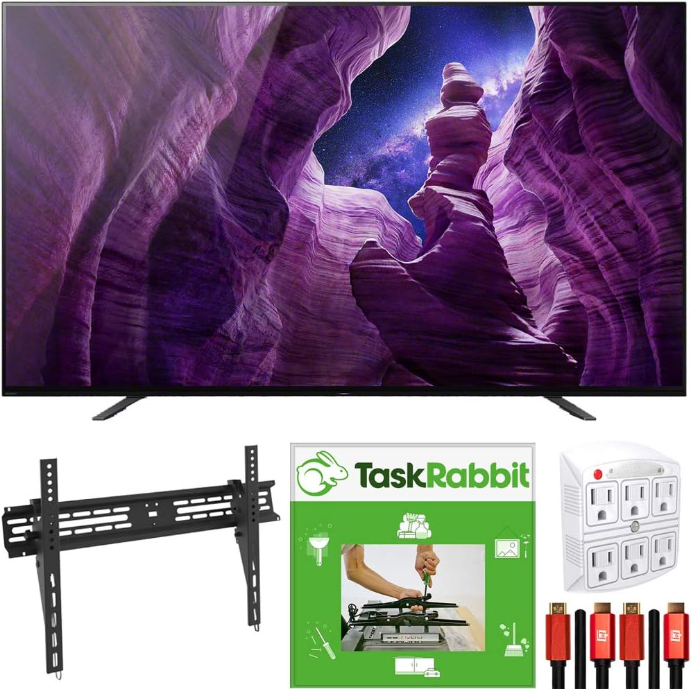 Sony E23SNXBR55A8H 55" OLED 4K TV Bundle