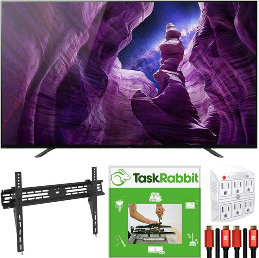 Sony E23SNXBR55A8H 55" OLED 4K TV Bundle