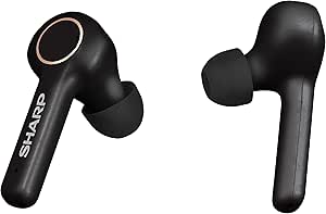 Sharp HP-TW30 Black True Wireless Noise Cancelling Earphones — main product image