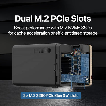 QNAP TS-262-4G-US 12TB NAS Preconfigured RAID 5 Seagate IronWolf Bundle