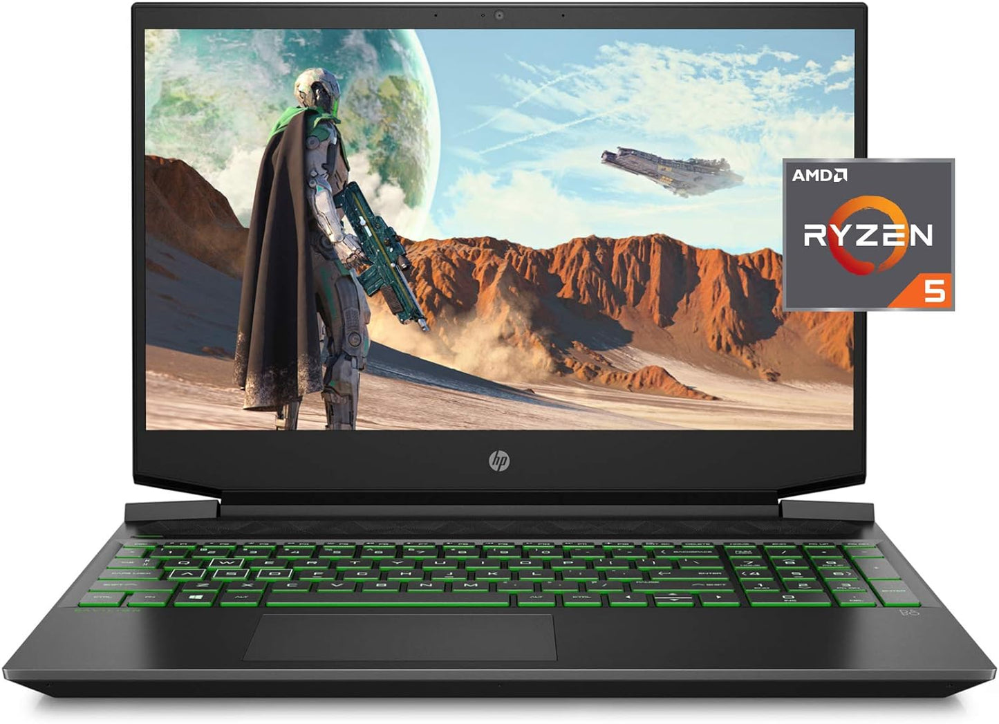 HP 15-ec1010nr Pavilion Gaming Laptop Ryzen 5 8GB 512GB SSD GTX 1650