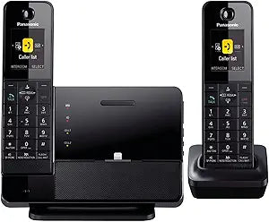 Panasonic KX-PRL262B Link2Cell DECT 6.0 Phone with iPhone Integration