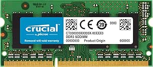 Crucial CT8G3S1339M 8GB DDR3 1333MHz SODIMM Mac Memory