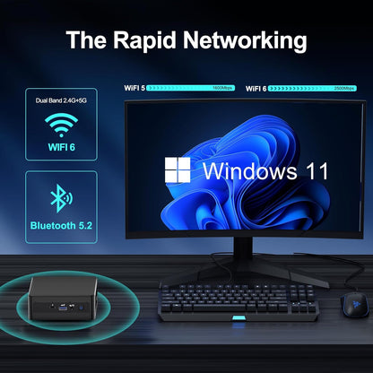 Intel Core i7 NUC11PAHi7 Mini PC Win 11 Pro