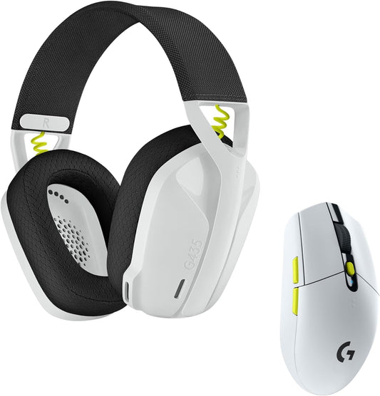 Logitech G435 Lightspeed Gaming Headset & Mouse Renewed