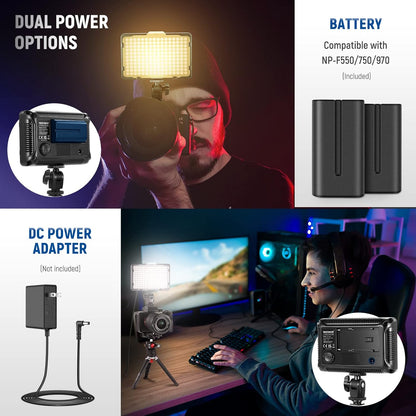 Neewer 90094231 176 LED Video Light Kit
