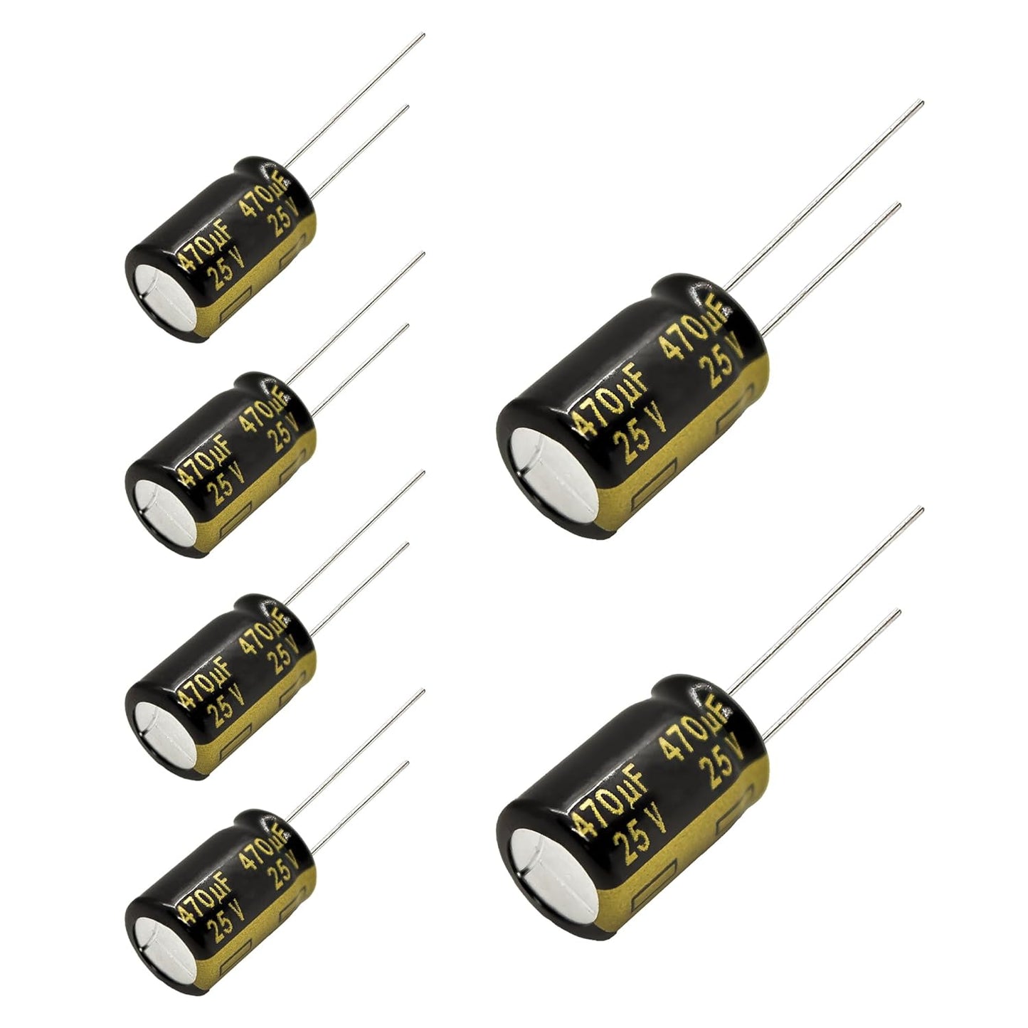 Panasonic FM Series 25V 470uf Low Impedance Capacitors
