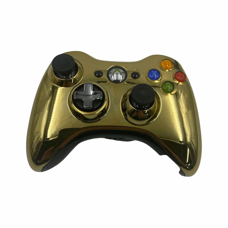 Microsoft 43G-00054 Xbox 360 Wireless Controller - Gold Chrome — main product image