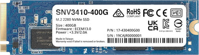 Synology SNV3410-400G M.2 NVMe SSD - 400GB, High Endurance