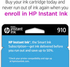 HP 910 Cyan Ink Cartridge OfficeJet Pro Series