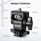 Neewer MA006 Camera Monitor Mount Cold Shoe Swivel Tilt