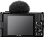 Sony E3SNZV1FB ZV-1F Vlogging Camera 4K Bundle