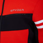 Spyder 204046 Wengen Encore Full Zip Fleece Jacket Volcano/Black