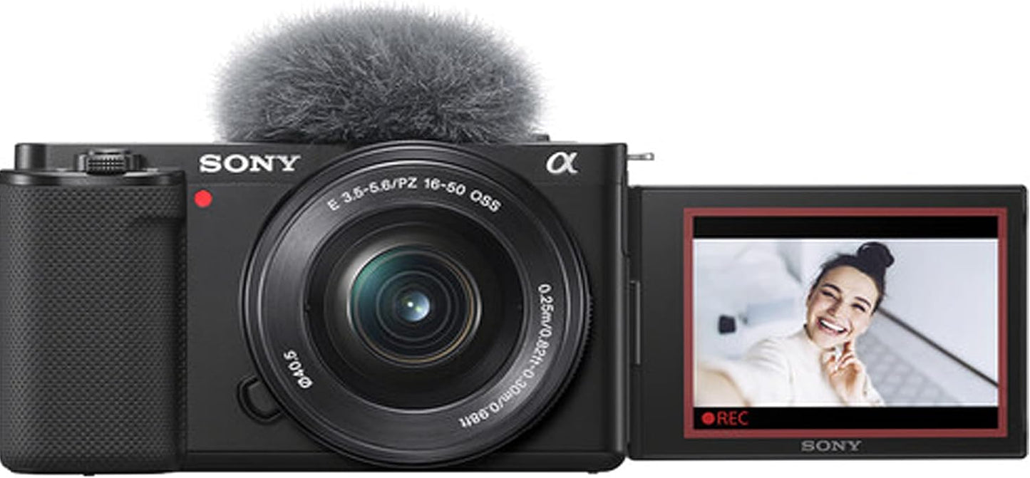 Sony ZV E10 Mirrorless Vlogging Camera with 16-50mm Lens Kit