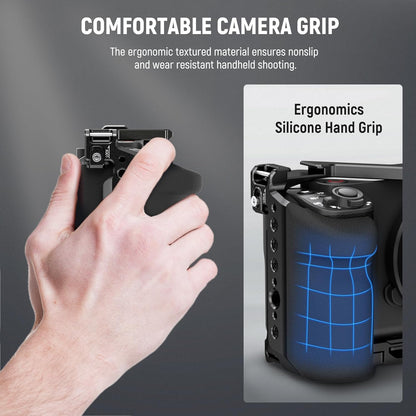Neewer CA025S ZV-E1 Camera Cage - HDMI Clamp, Arca Base, Protective Rig