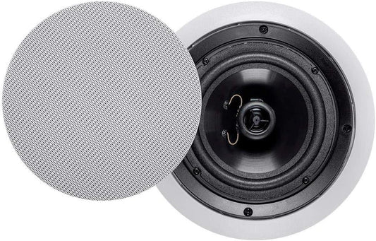 Monoprice 118587 Aria 6.5 Inch 2-Way Ceiling Speakers Pair