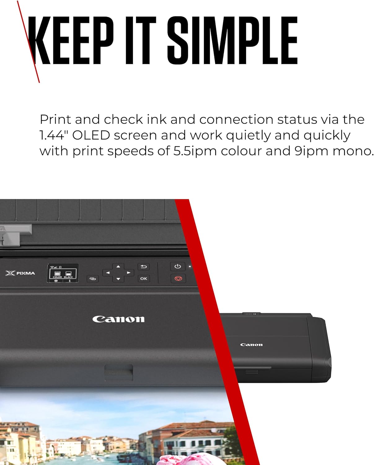 Canon TR150 PIXMA Wireless Mobile Color Printer with Battery