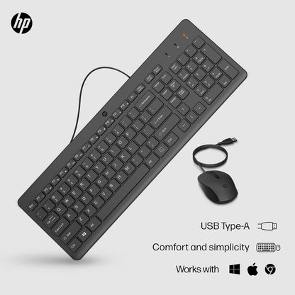 HP 240J7AA#ABL Wired Keyboard and Mouse Combo