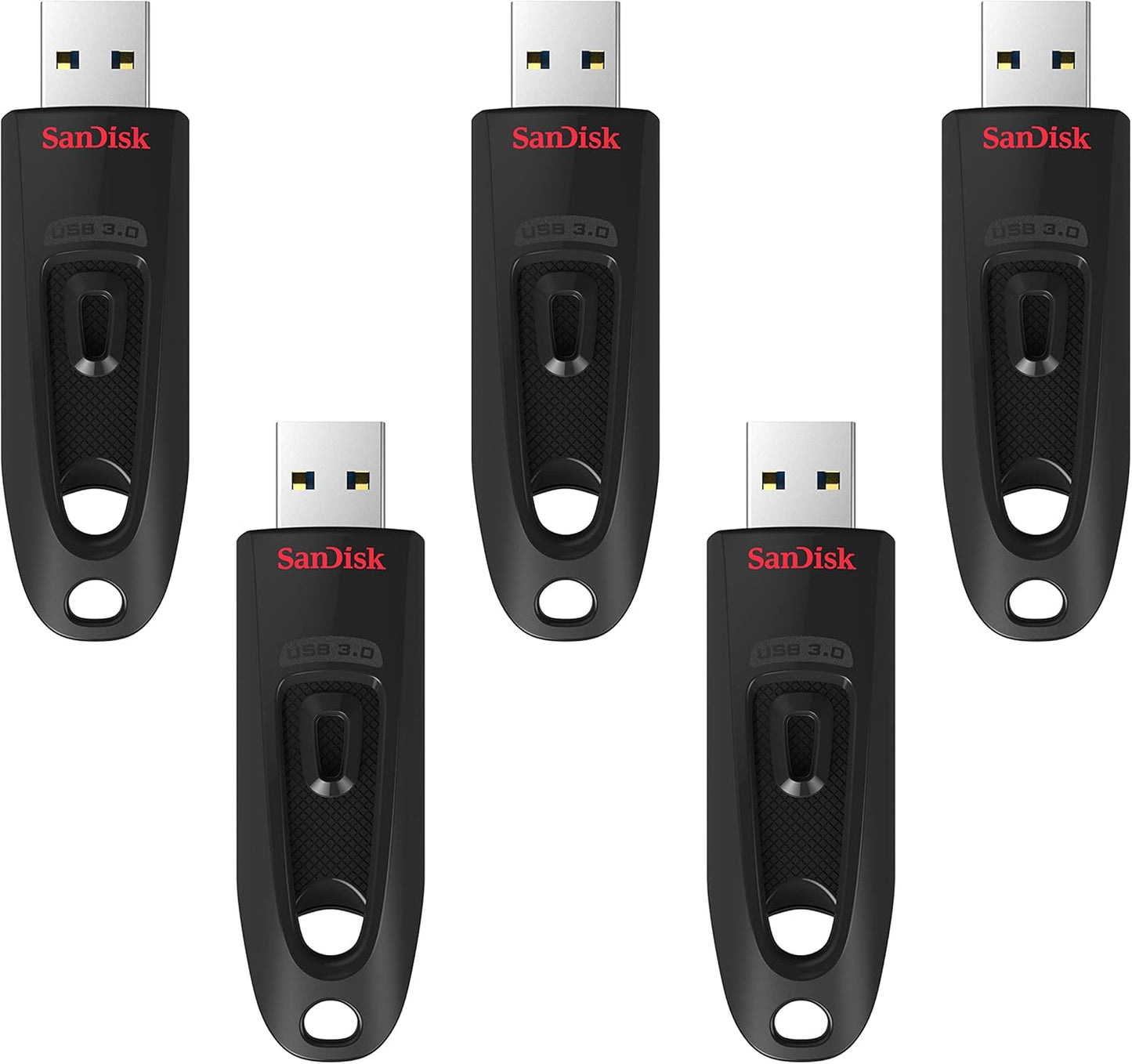 SanDisk SDCZ48-128G-B5CT 128GB Ultra USB 3.0 5-Pack
