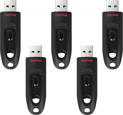 SanDisk SDCZ48-128G-B5CT 128GB Ultra USB 3.0 5-Pack