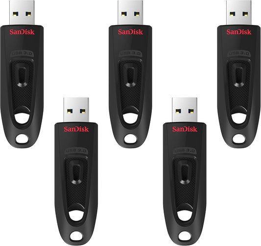 SanDisk SDCZ48-128G-B5CT 128GB Ultra USB 3.0 5-Pack
