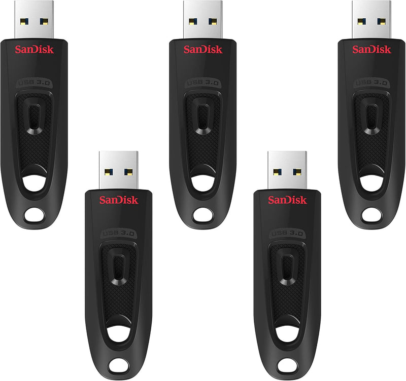 SanDisk SDCZ48-128G-B5CT 128GB Ultra USB 3.0 5-Pack — main product image