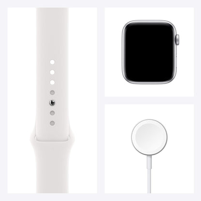 Apple Watch Series SE GPS 44mm Silver Aluminum (Renewed)