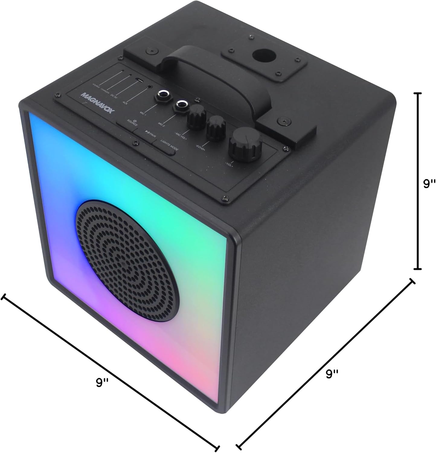 Magnavox MHT753 Portable Karaoke System w/Mic