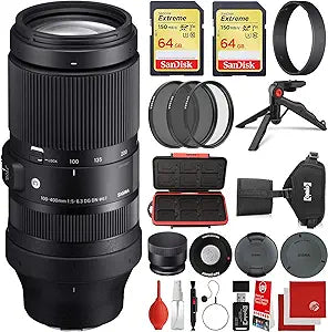 Sigma 100-400mm Sony E-Mount Lens Bundle